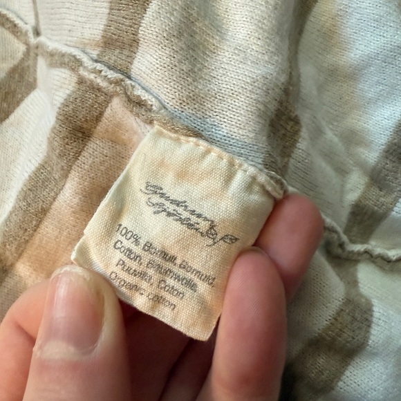 Tan and white cardigan - Picture 7 of 8